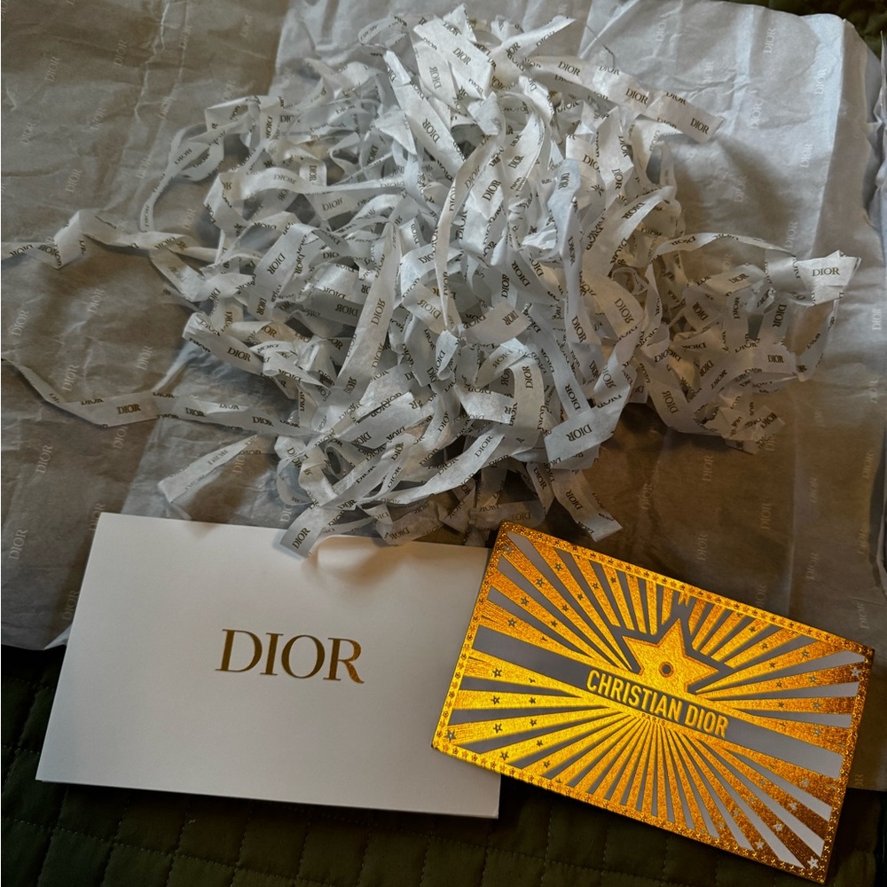 Dior Gift Set with Gold and White Accents